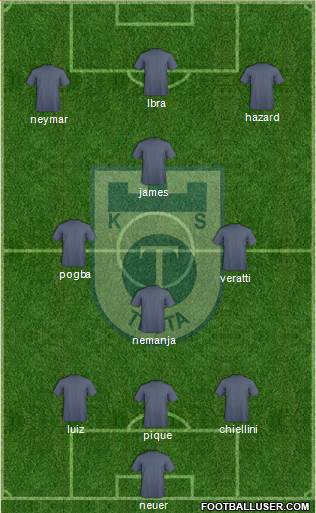KS Teuta Durrës Formation 2016