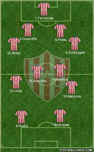 Unión de Santa Fe Formation 2016