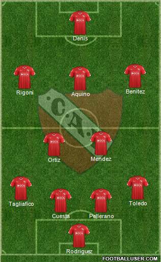 Independiente Formation 2016