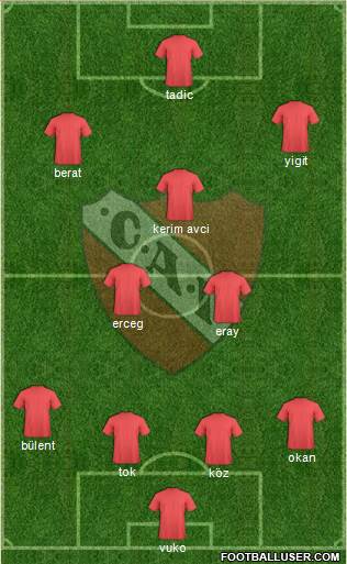 Independiente Formation 2016