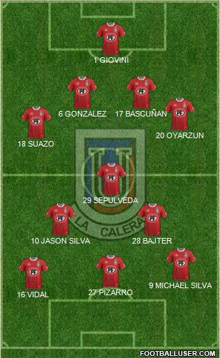 CD Unión La Calera S.A.D.P. Formation 2016