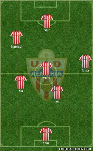 U.D. Almería S.A.D. Formation 2016