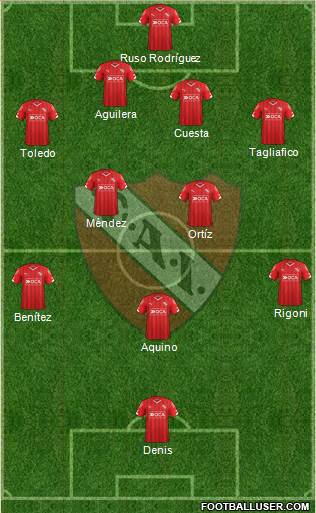 Independiente Formation 2016