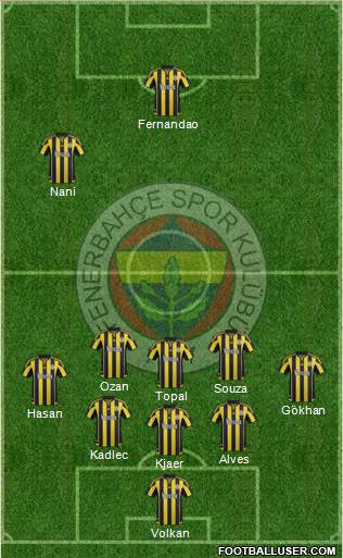 Fenerbahçe SK Formation 2016