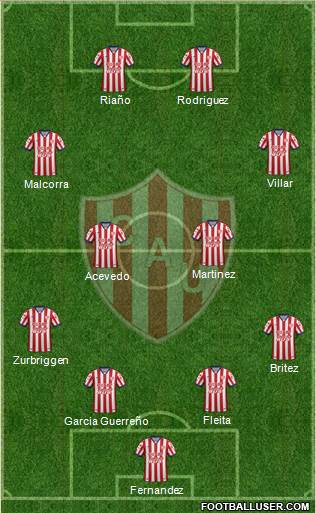 Unión de Santa Fe Formation 2016