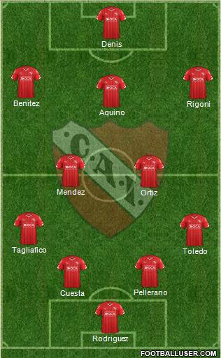 Independiente Formation 2016
