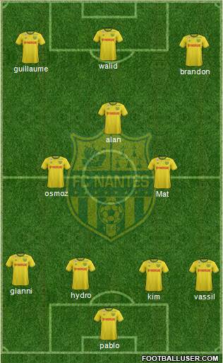 FC Nantes Formation 2016