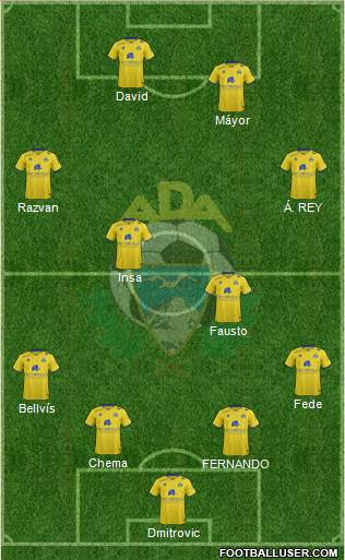 A.D. Alcorcón Formation 2016