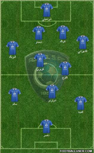 Al-Hilal (KSA) Formation 2016