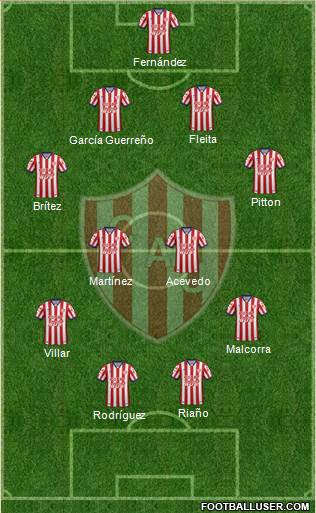Unión de Santa Fe Formation 2016