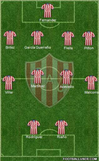 Unión de Santa Fe Formation 2016