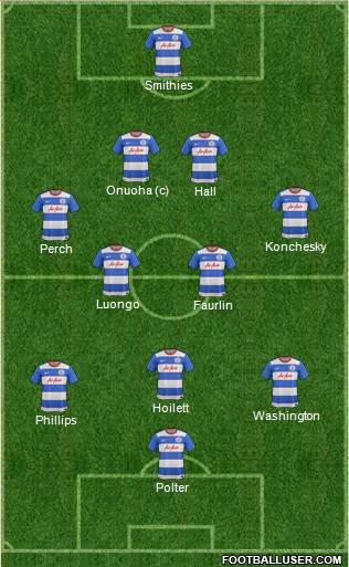 Queens Park Rangers Formation 2016