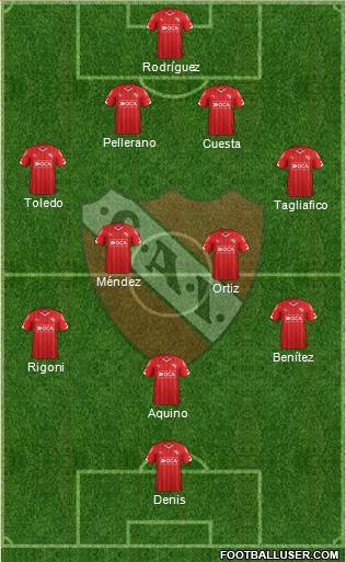 Independiente Formation 2016