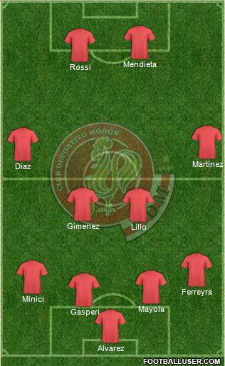 Deportivo Morón Formation 2016