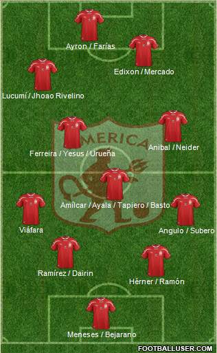 CD América de Cali Formation 2016