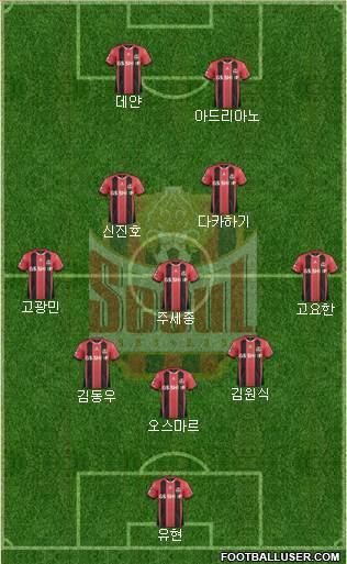 FC Seoul Formation 2016