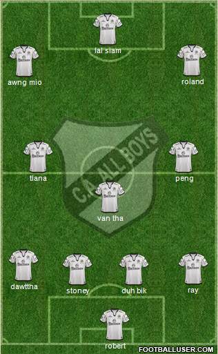 All Boys Formation 2016
