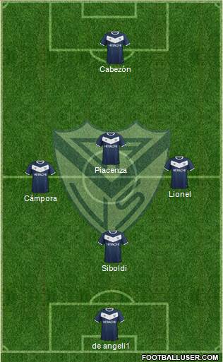 Vélez Sarsfield Formation 2016