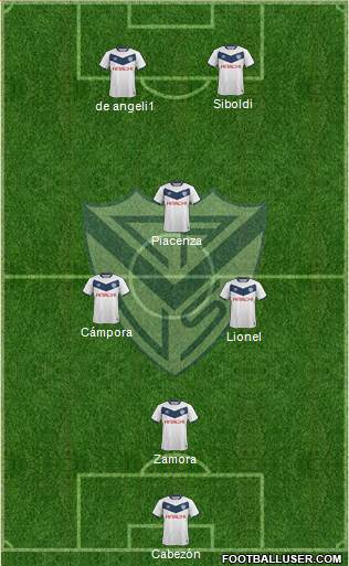 Vélez Sarsfield Formation 2016