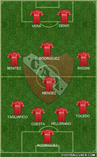 Independiente Formation 2016