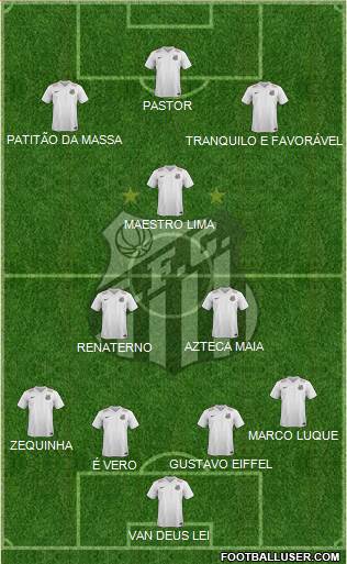Santos FC Formation 2016