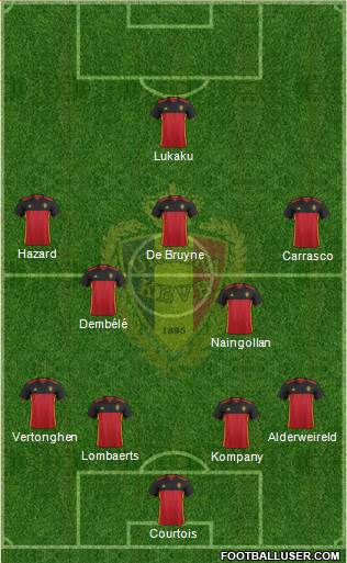 Belgium Formation 2016