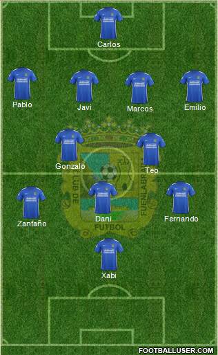 C.F. Fuenlabrada Formation 2016