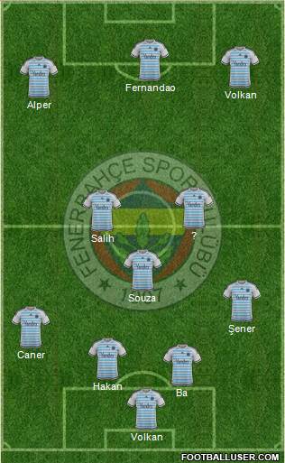 Fenerbahçe SK Formation 2016