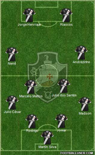 CR Vasco da Gama Formation 2016
