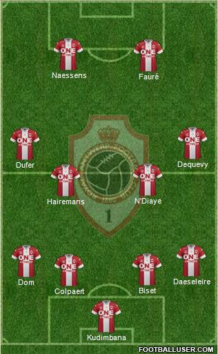 R Antwerp FC Formation 2016
