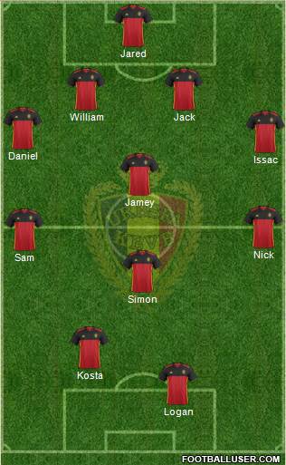 Belgium Formation 2016
