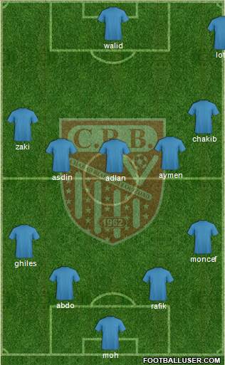 Chabab Riadhi Belouizdad football formation