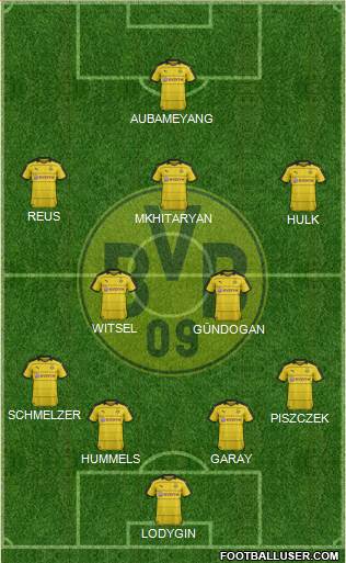 Borussia Dortmund Formation 2016