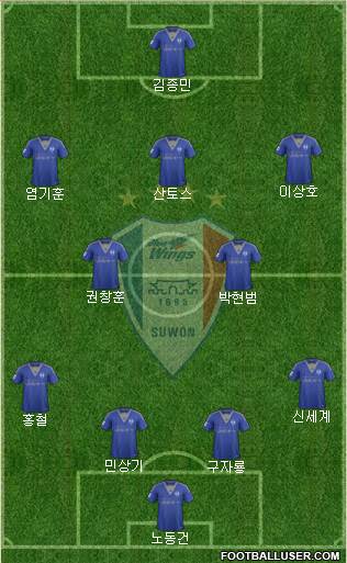 Suwon Samsung Blue Wings Formation 2016