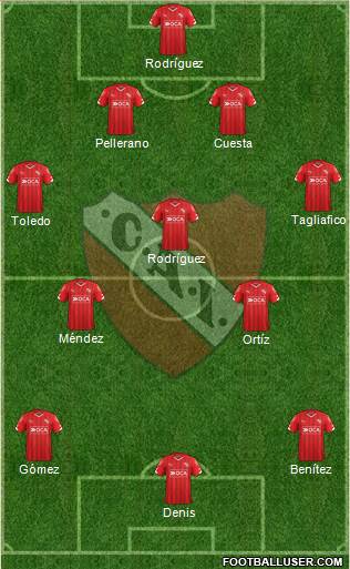 Independiente Formation 2016