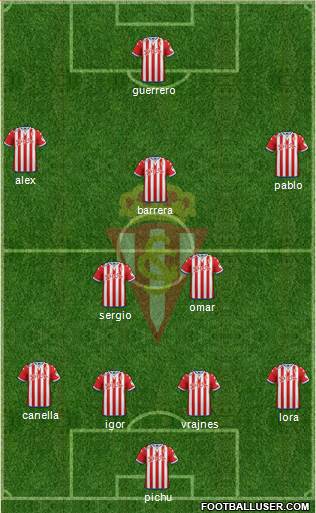 Real Sporting S.A.D. Formation 2016