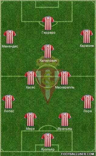 Real Sporting S.A.D. Formation 2016