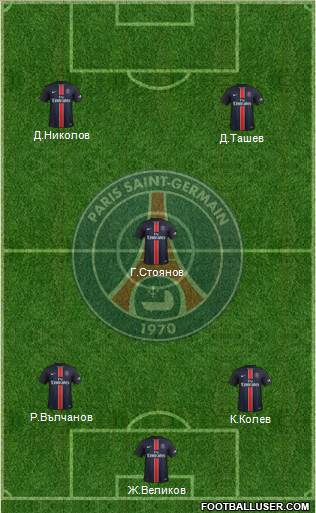 Paris Saint-Germain Formation 2016