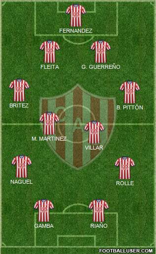 Unión de Santa Fe Formation 2016