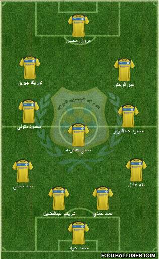 Ismaily Sporting Club Formation 2016