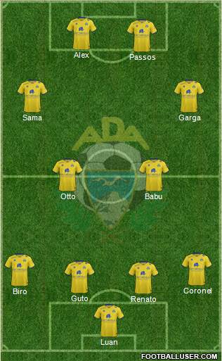 A.D. Alcorcón Formation 2016