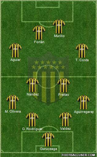 Club Atlético Peñarol Formation 2016