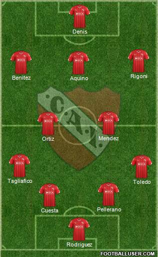 Independiente Formation 2016
