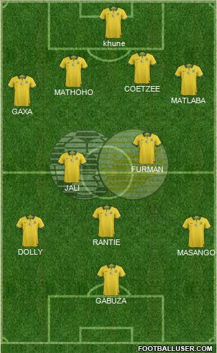 South Africa football formation