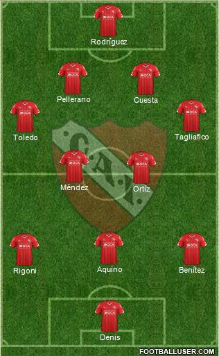 Independiente Formation 2016