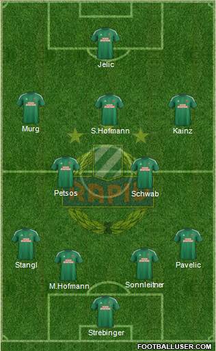 SK Rapid Wien Formation 2016