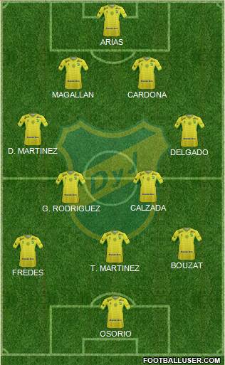 Defensa y Justicia Formation 2016