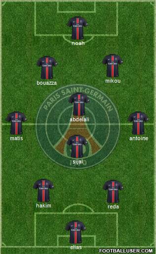 Paris Saint-Germain Formation 2016