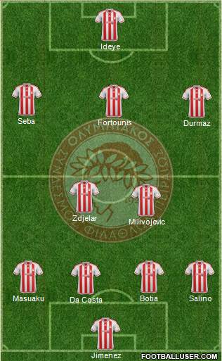 Olympiakos SF Piraeus Formation 2016