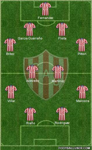 Unión de Santa Fe Formation 2016